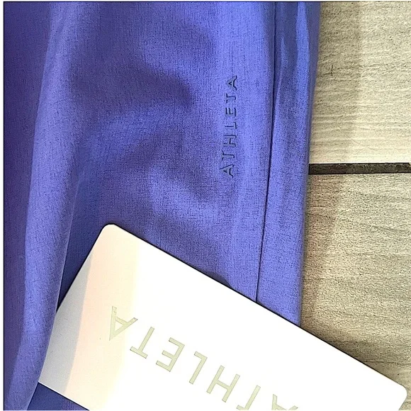 Athleta Arrival Periwinkle UPF 50+ Maxi Side Slit Pocket Dress XS NWT - Picture 7 of 9